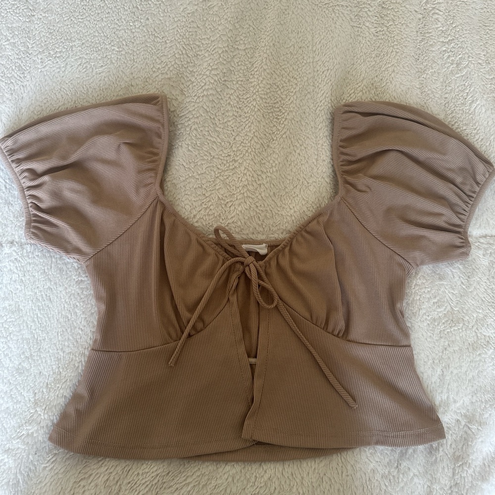 Tie Front Top